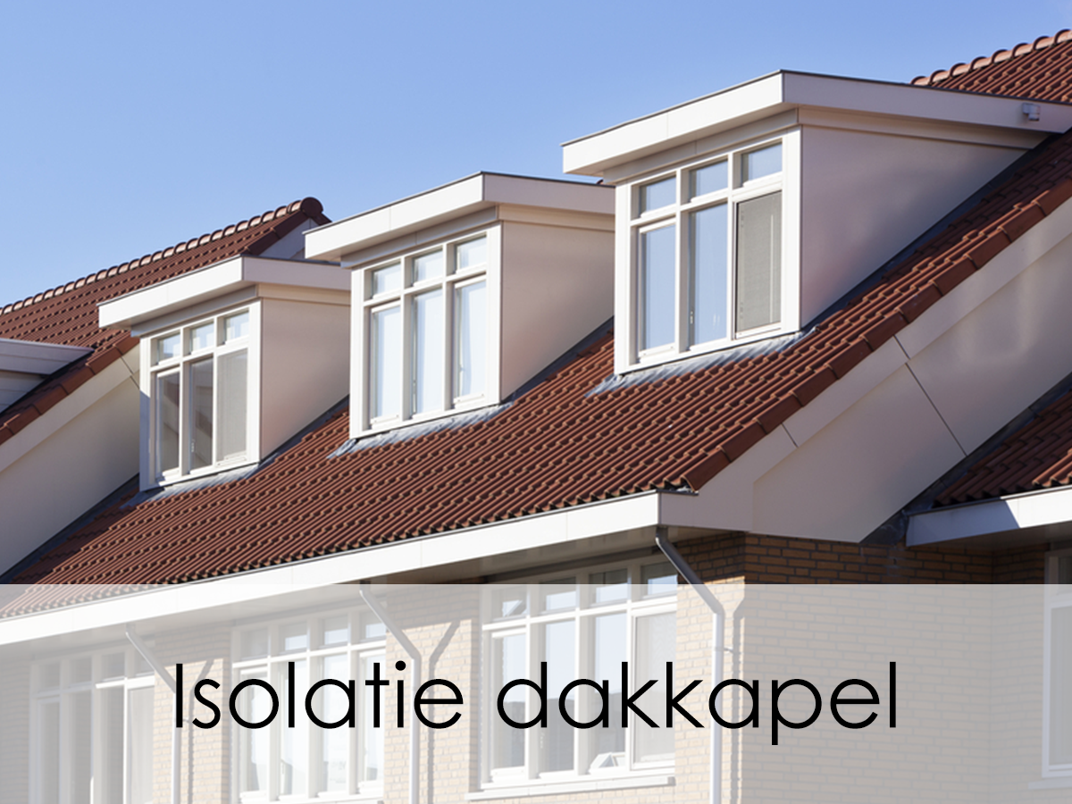 Isolatie dakkapel