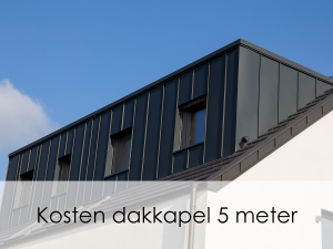 Kosten dakkapel 5 meter