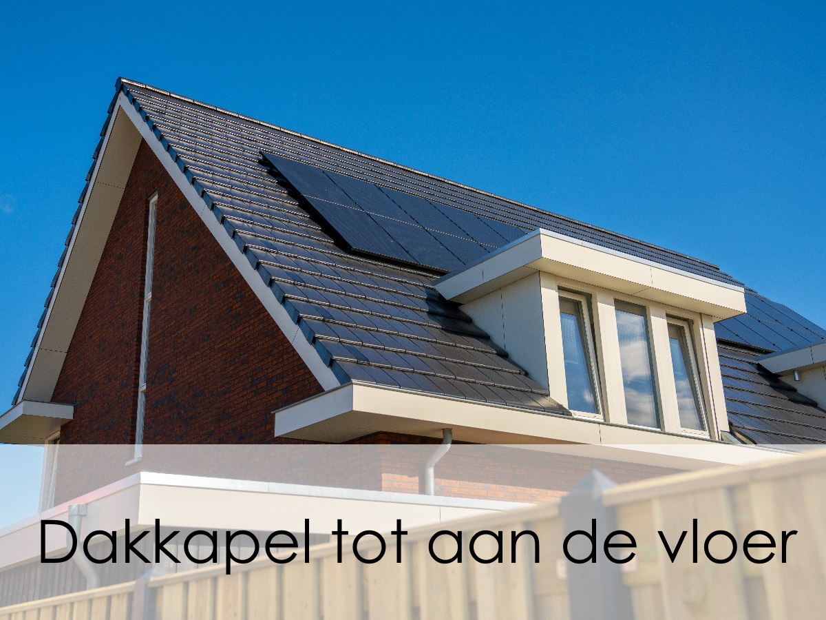 dakkapel tot aan de vloer