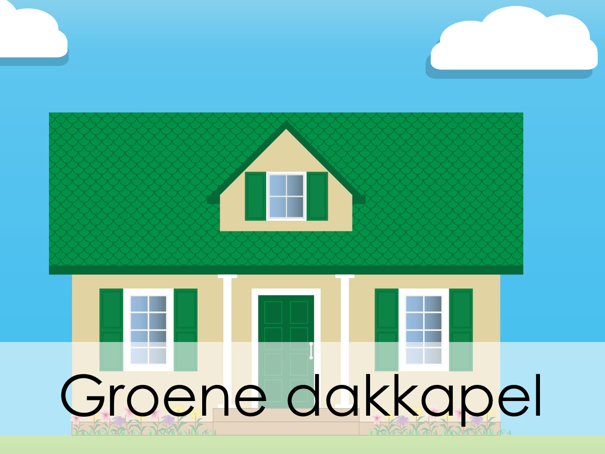 groene dakkapel