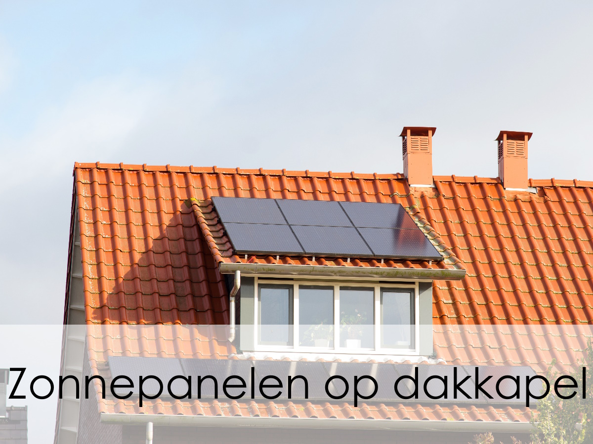 zonnepanelen op dakkapel